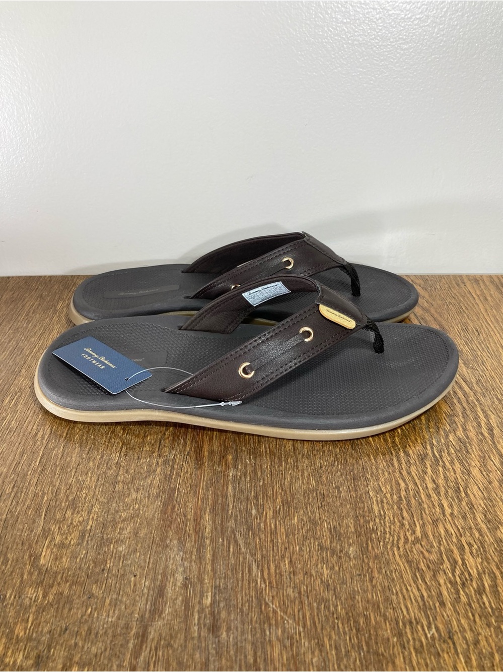 Tommy Bahama TBF Coast Flip Flop Men’s Various Sizes Dk Brown
